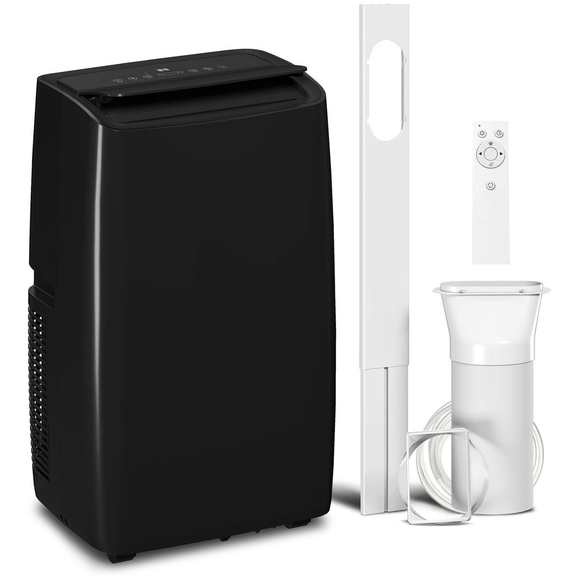 HOMCOM Portable Air Conditioner 14000 BTU in Black