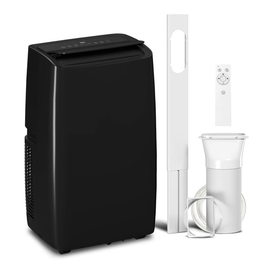 HOMCOM Portable Air Conditioner 14000 BTU in Black