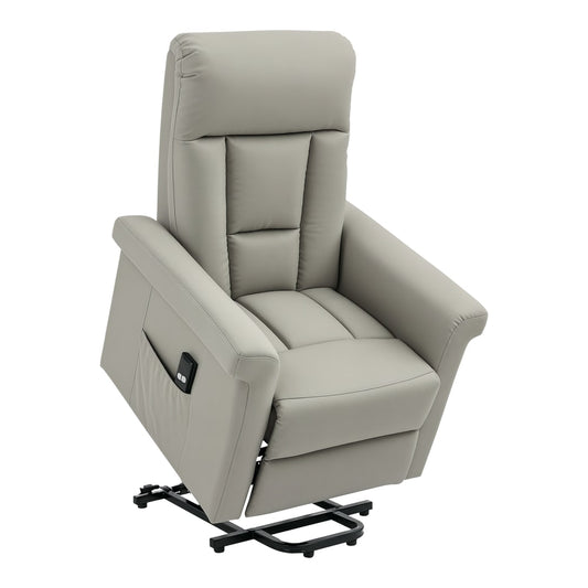HOMCOM Power Lift Chair Armchair in Grey