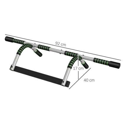 The doorway pull-up bar showing its dimensions and structure