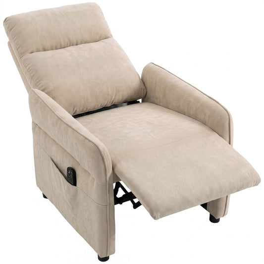 HOMCOM Recliner Armchair in Beige