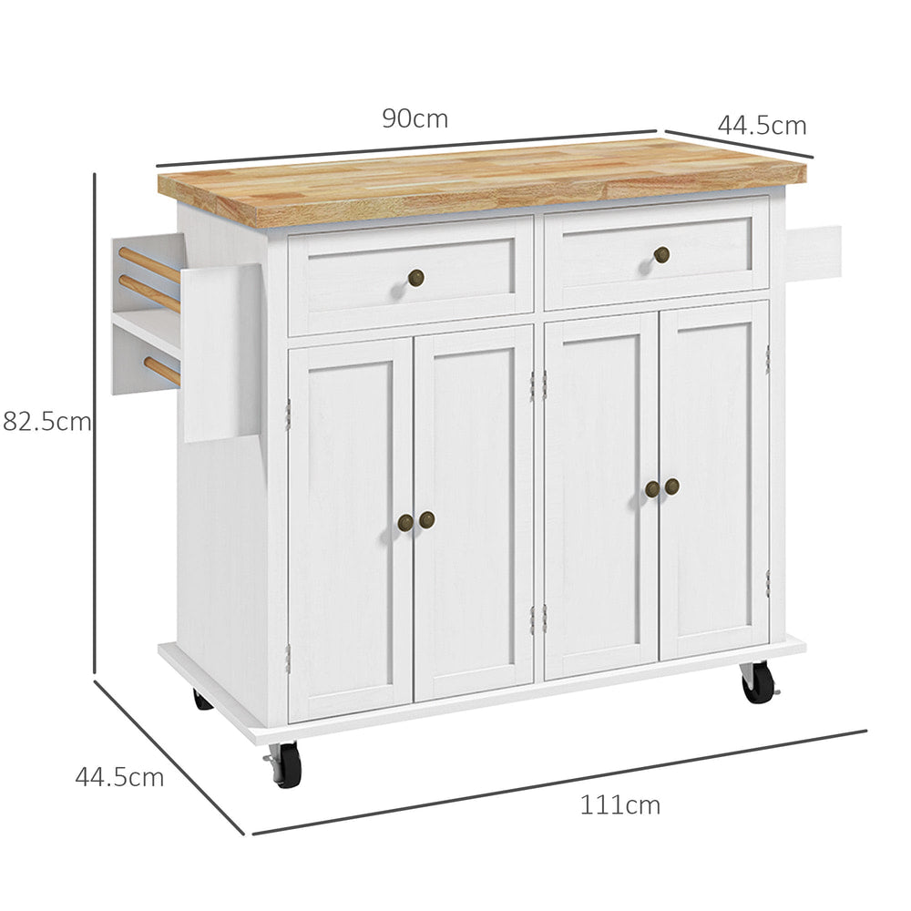 This kitchen furniture has dimensions marked on it