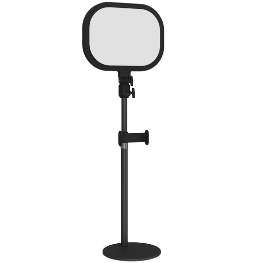 HOMCOM Selfie Light for Video Conference Lighting in Black