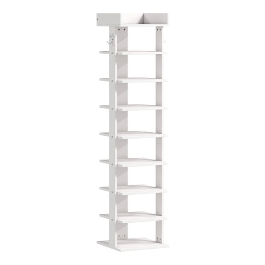 HOMCOM Shoe Rack in White