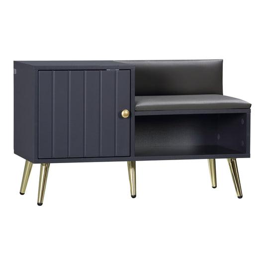 HOMCOM Shoe Storage Unit in Grey