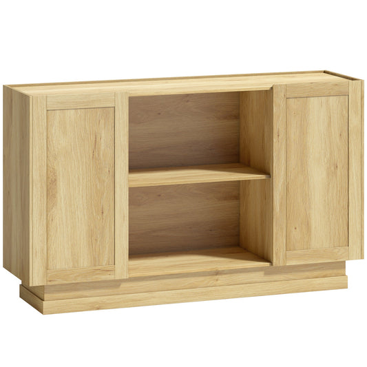 HOMCOM Sideboard Buffet Cabinet with two open shelves and two cupboards