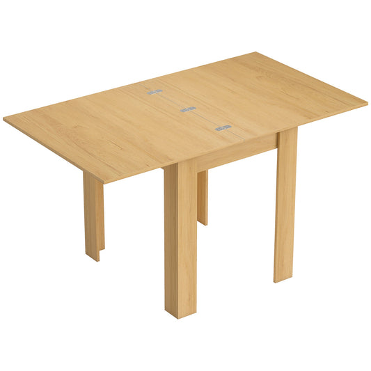 HOMCOM Square Dining Table with wood effect finish and four legs