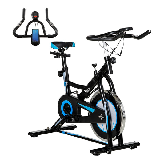 HOMCOM Stationary Exercise Bike in Black