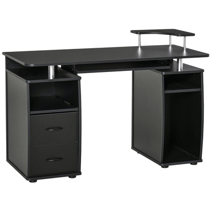 HOMCOM Study Desk Writing Table in Black