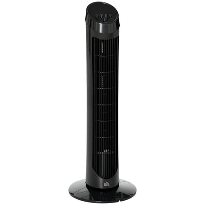 HOMCOM Tower Fan in Black