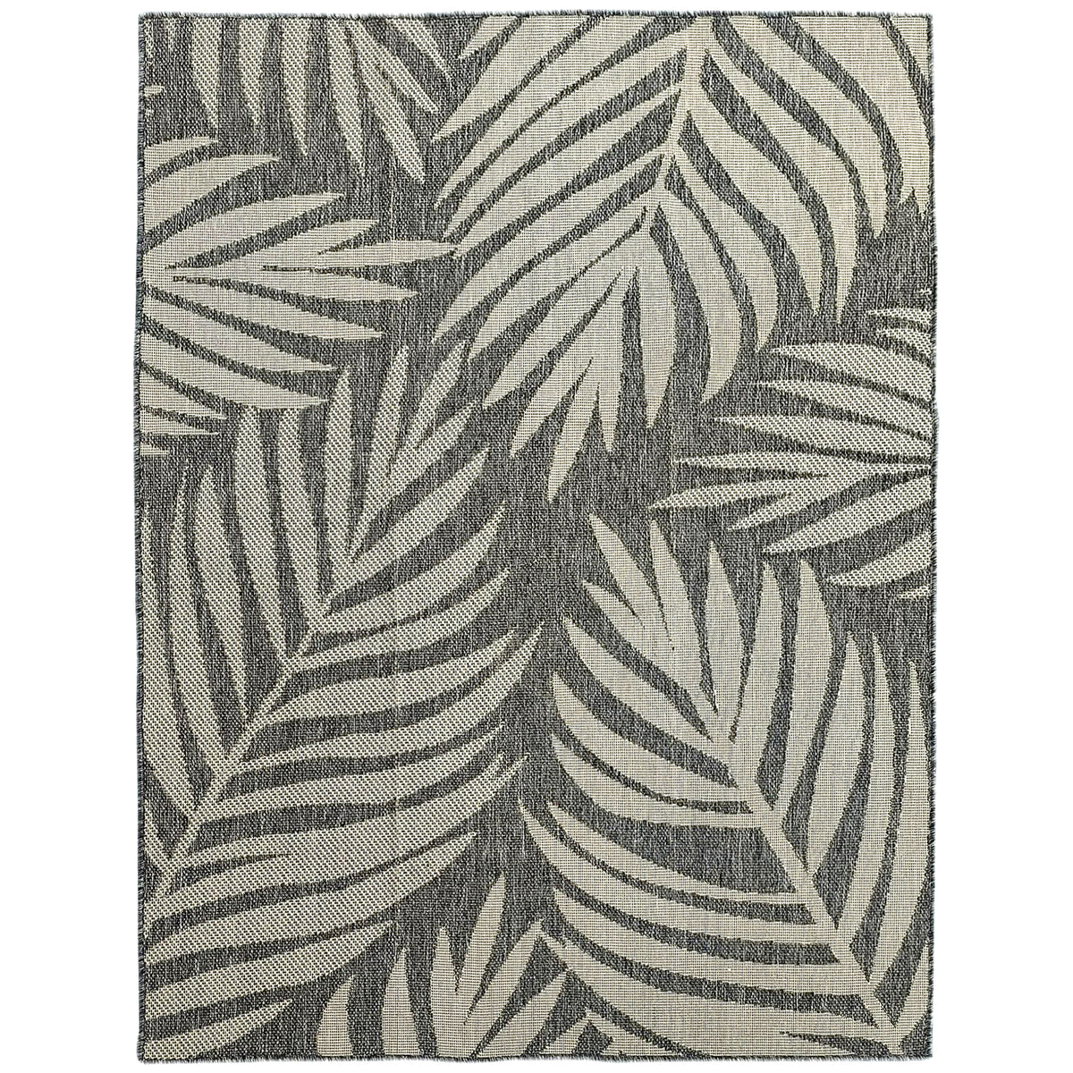 HOMCOM UV Resistant Indoor & Outdoor Area Rug in Grey
