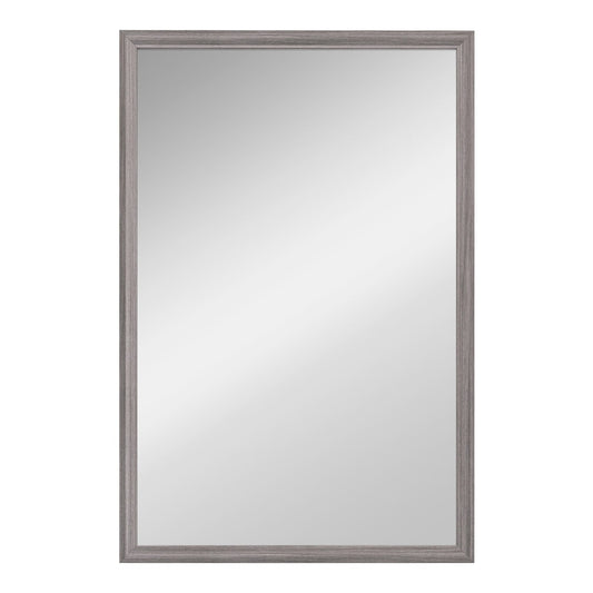 HOMCOM Wall Bathroom Mirror with a grey frame