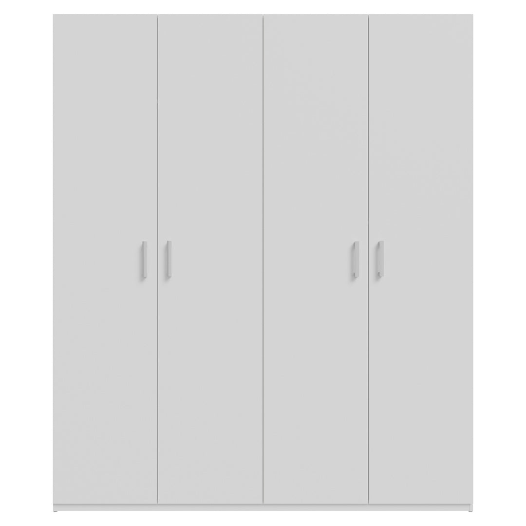 Home Nook Hinged Door Wardrobe 178cm in White