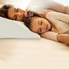 Leg Elevation Pillow with Washable Cover for Sleeping-White