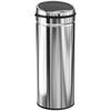 HOMCOM 50L Stainless Steel Sensor Bin - Silver Tone