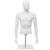 133 cm Male Mannequin Half Body Manikin with Metal Base