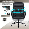Executive Massage Chair with 6 Vibrating Points-Black