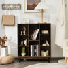8-Cube Storage Organizer with 2 Anti-Tipping Mechanisms-Dark Brown