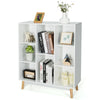 8-Cube Storage Organizer with 2 Anti-Tipping Mechanisms-White