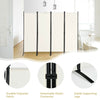 4 Panel Wall Privacy Screen Protector for Home-White