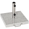 Outsunny 25kg Garden Umbrella Base Durable Parasol Holder Patio Furniture Outdoor Sunshade Marble Stand