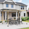 Outsunny Pergola Kit, DIY Pergola Brackets with 3-Way Pergola Corner Brackets and Post Base for 4