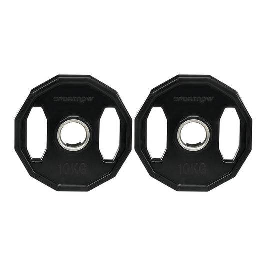 SPORTNOW Olympic Weight Plates Set in Black