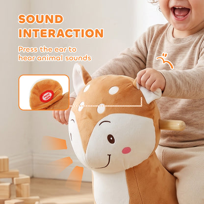 AIYAPLAY Rocking Horse in Brown