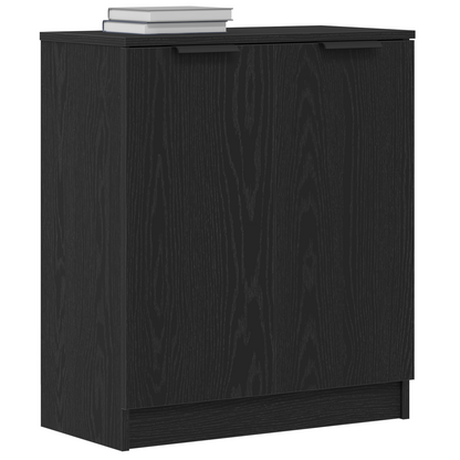 vidaXL Sideboard Black Oak 60 x 30 x 70 cm Engineered Wood 3
