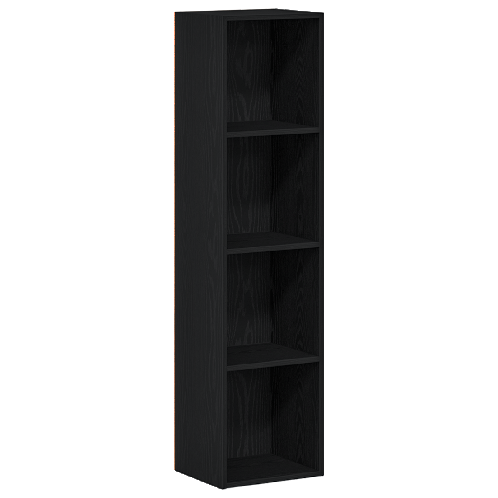 vidaXL Bookcase Black Oak 36x30x143 cm Engineered Wood 2