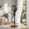 HOMCOM 20 dB Silent Standing Fan for Bedroom, 39