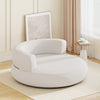Inflatable Couch Inflatable Lounger Air Sofa with Detachable Cover-White