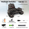 Inflatable Fishing Float Tube Portable Fishing Boat with Shoulder Straps-Colourful