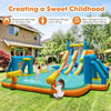 Inflatable Outdoor Water Park for Kids  with Climbing Wall