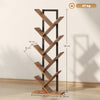 HOMCOM Eight-Section Tree Bookcase - Wood-Effect