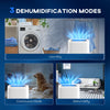 HOMCOM 20L Dehumidifier, with Touch Control - White