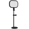 HOMCOM Selfie Light for Video Conference Lighting, Dimmable Desk Lamp with Stand Phone Holder, 5 Colour Modes & 10 Brightness Levels, Memory Function for Home Office, Recording, Video Calls, Black
