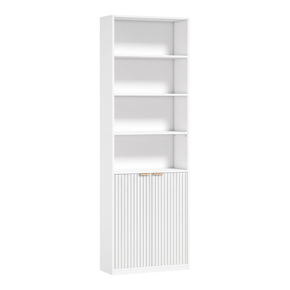 HOMCOM Bookcase in White