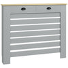 HOMCOM 95.5H x 111Wcm Radiator Cover, with Drawer - Grey
