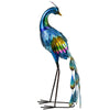 Outsunny Steel Peacock Garden Statue Decoration Gift