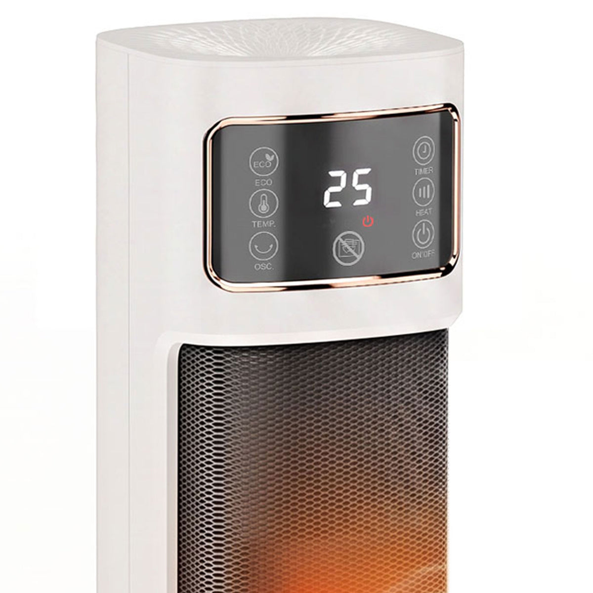HOMCOM Portable Space Heater, 2000W Ceramic Heater with 4 Modes (Eco Mode), Adjustable Thermostat, Remote, Low Energy
