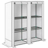 Outsunny Three-Tier Mini Greenhouse - White