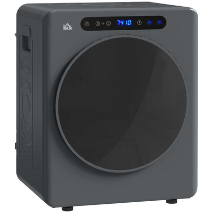 HOMCOM 4kg Compact 40-60√¢‚Äû∆í Tumble Dryer - Grey