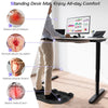 Ergonomic Anti Fatigue Mat with Rolling Massage Ball and Points-Black
