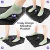 Ergonomic Anti Fatigue Mat with Rolling Massage Ball and Points-Black