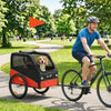 PawHut Dog Bike Trailer, Dog Cart Bicycle Carrier for Small and Medium Pets with 20