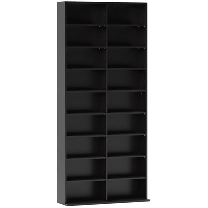 HOMCOM 640 CD Storage Tower - Black