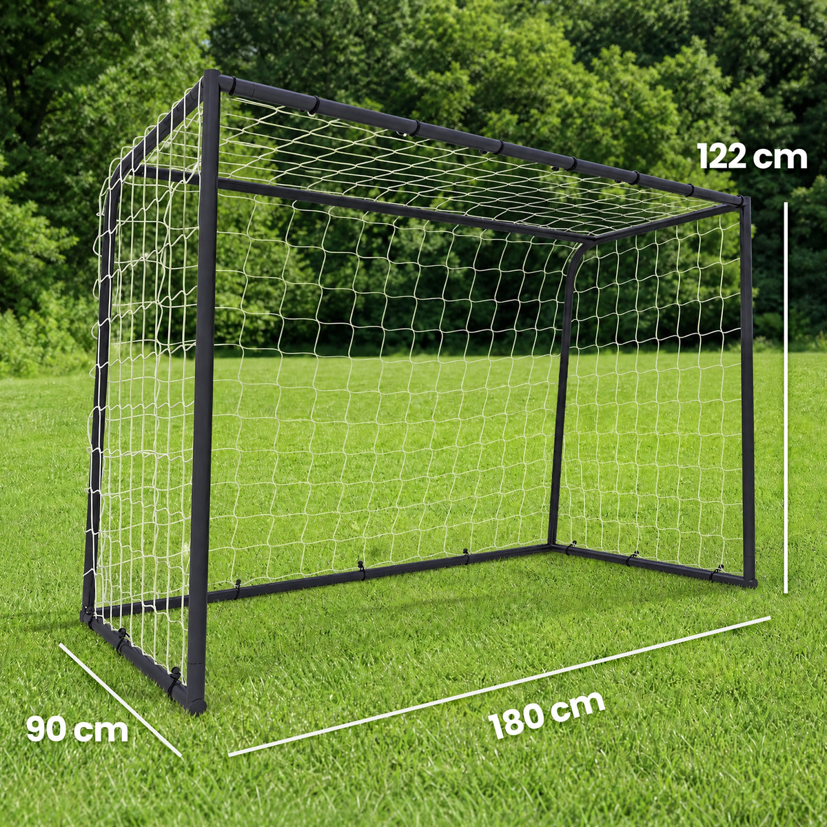 SPORTNOW Football Goal in Black