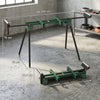 HOMCOM Universal Mitre Saw Stand with Adjustable Rollers and Support Arms, Portable Miter Saw Stand with Folding Legs