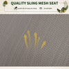 Outsunny Outdoor Orbital Lounger Zero Gravity Patio Chaise Sun Lounger Foldable Rocking Chair with Pillow, Grey